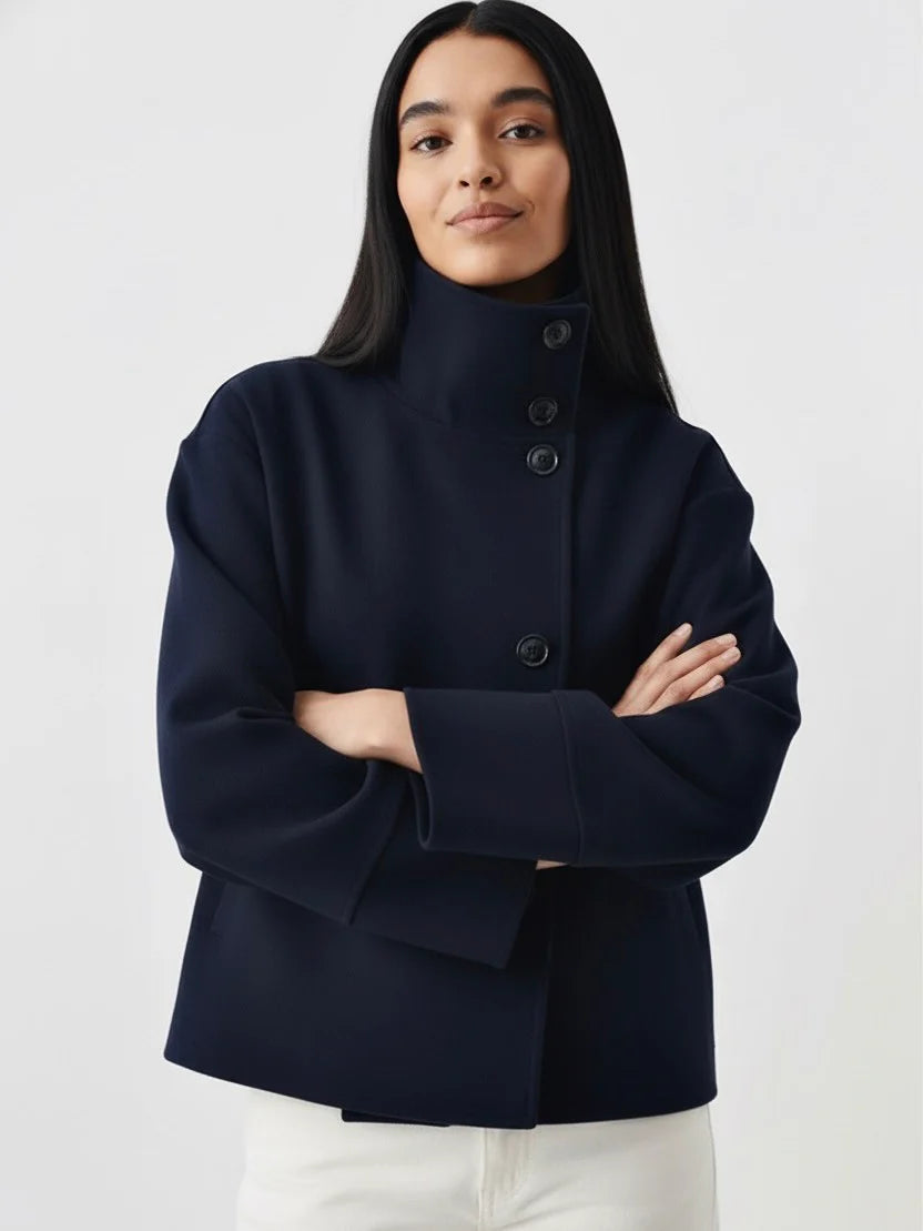 Dam Textiljacka med Ståkrage & Elegant Design | Mirla-Eva Jonsson