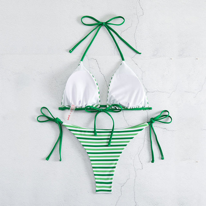 Dam Triangel-Bikini med justerbara knytband Mirla-Eva Jonsson