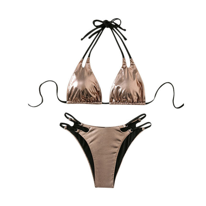 Dam Triangel-Bikini med modernt cut-out och justerbara remmar Mirla-Eva Jonsson