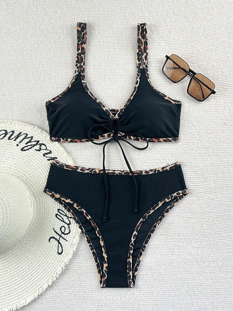 Dam Triangel-Bikini med slinga-detalj och hög midja Mirla-Eva Jonsson
