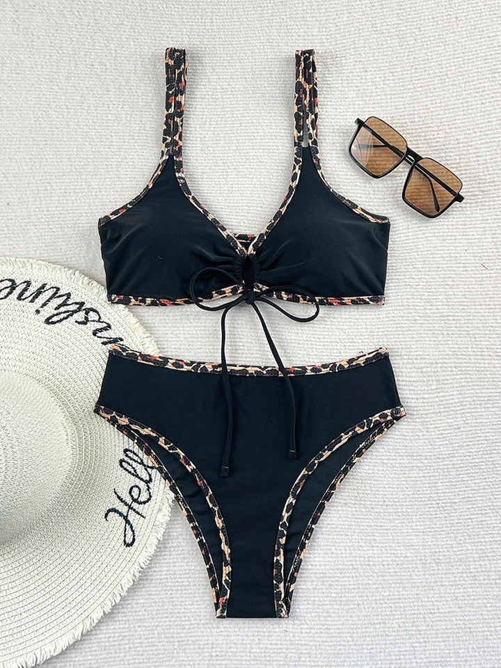 Dam Triangel-Bikini med slinga-detalj och hög midja Mirla-Eva Jonsson