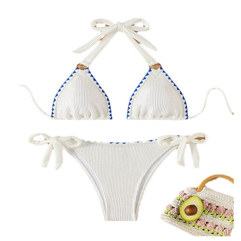 Dam Triangel-Bikini med stiliga bindeband Mirla-Eva Jonsson