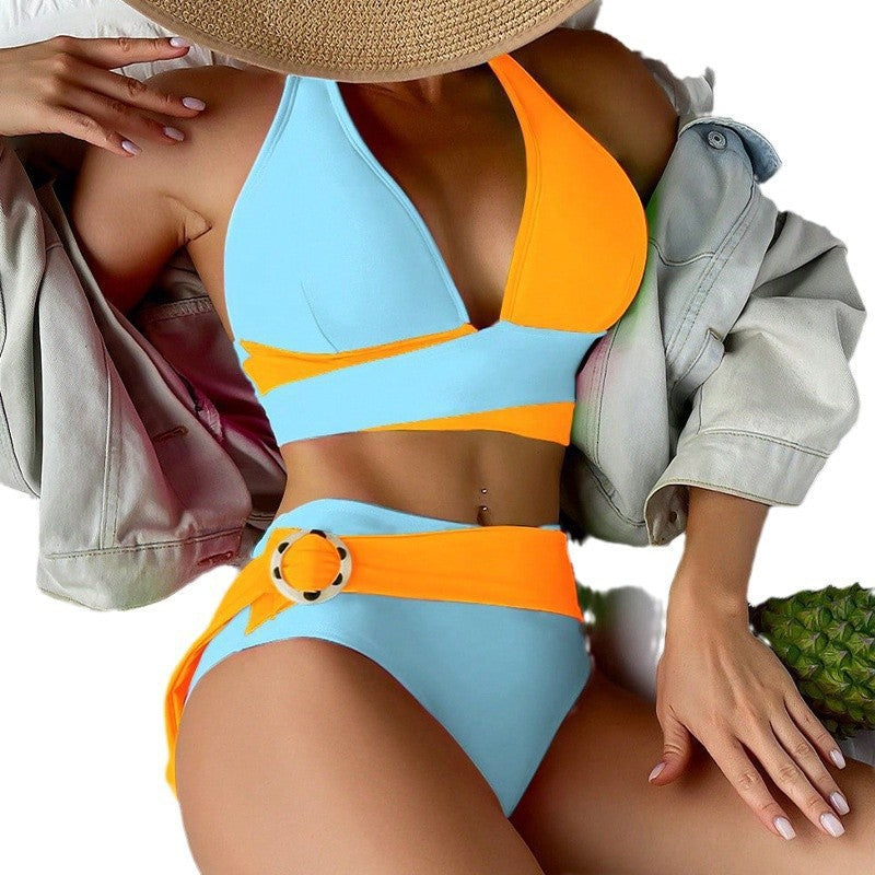 Dam Triangel-Bikini med stiligt bälte Mirla-Eva Jonsson
