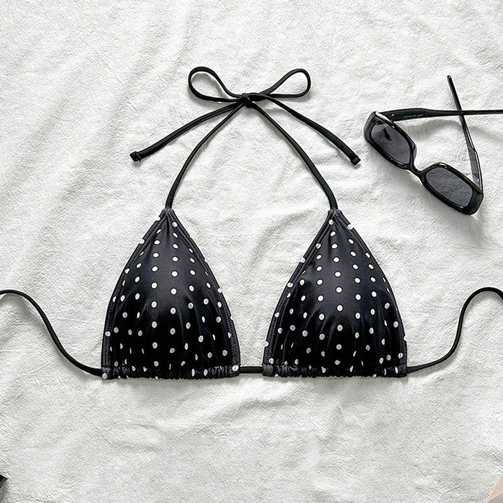 Dam Triangel-Bikiniöverdel med lekfullt prickigt mönster Mirla-Eva Jonsson