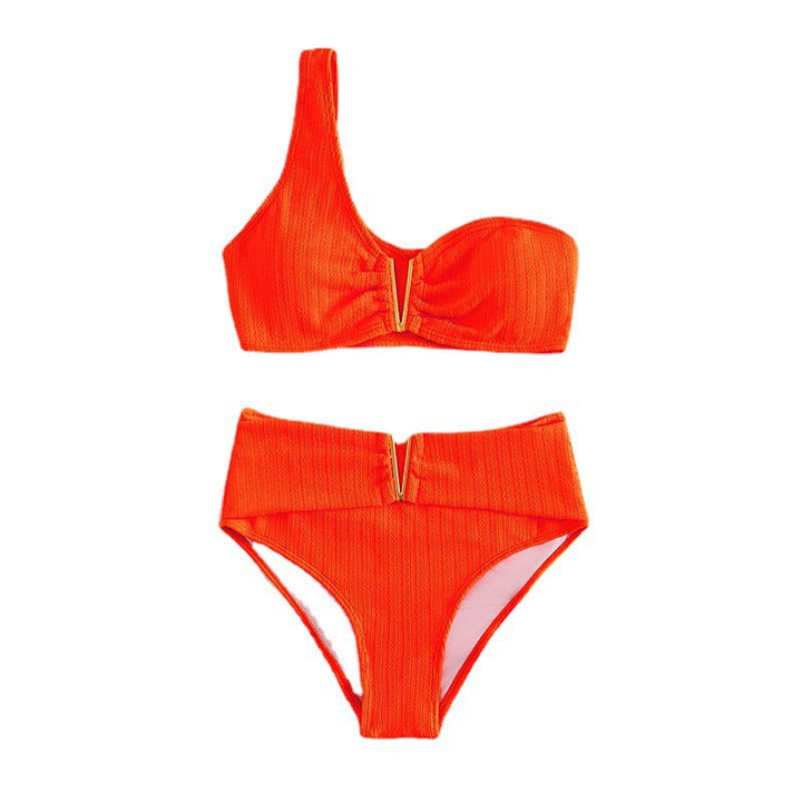 Dam Triangle Bikini med vadderad överdel och hög midja slip Mirla-Eva Jonsson