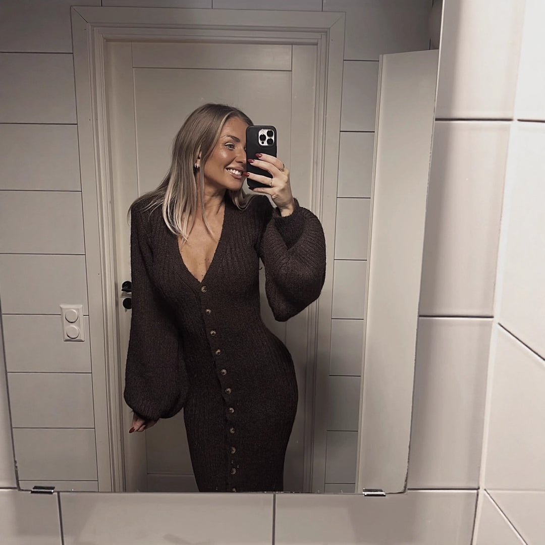 Dam Tröja med romantiska Volangdetaljer Mirla-Eva Jonsson