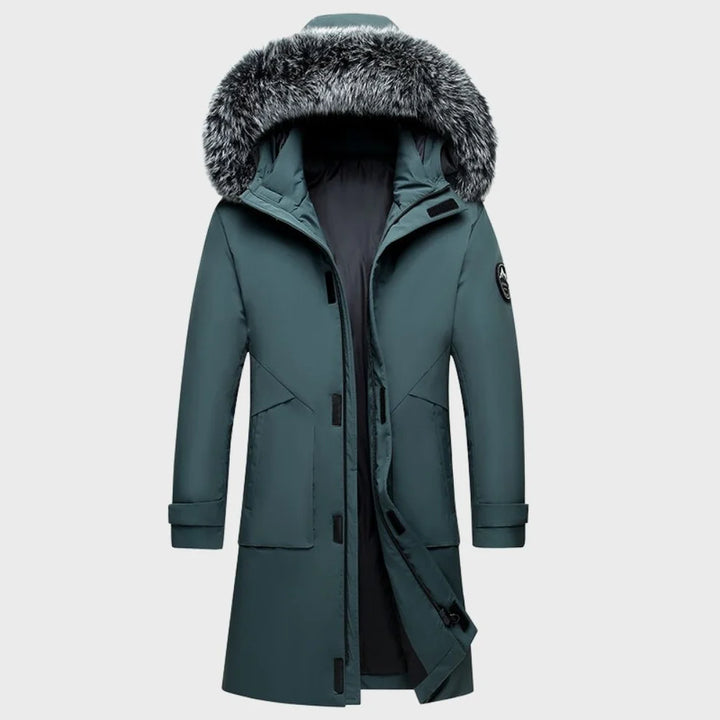 Dam Vadderad Parka i Polyester med Avtagbar Huva & Mjukt Konstpälsfoder | Mirla-Eva Jonsson