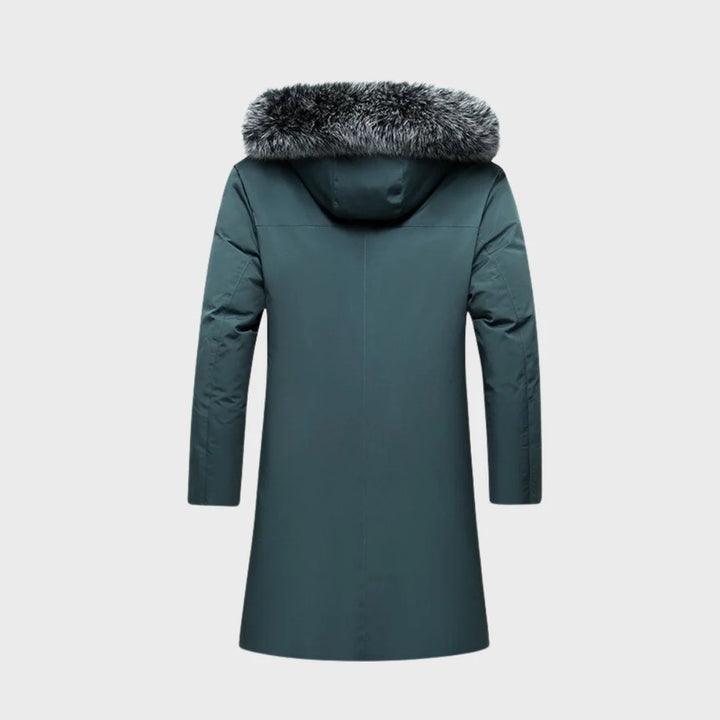 Dam Vadderad Parka i Polyester med Avtagbar Huva & Mjukt Konstpälsfoder | Mirla-Eva Jonsson
