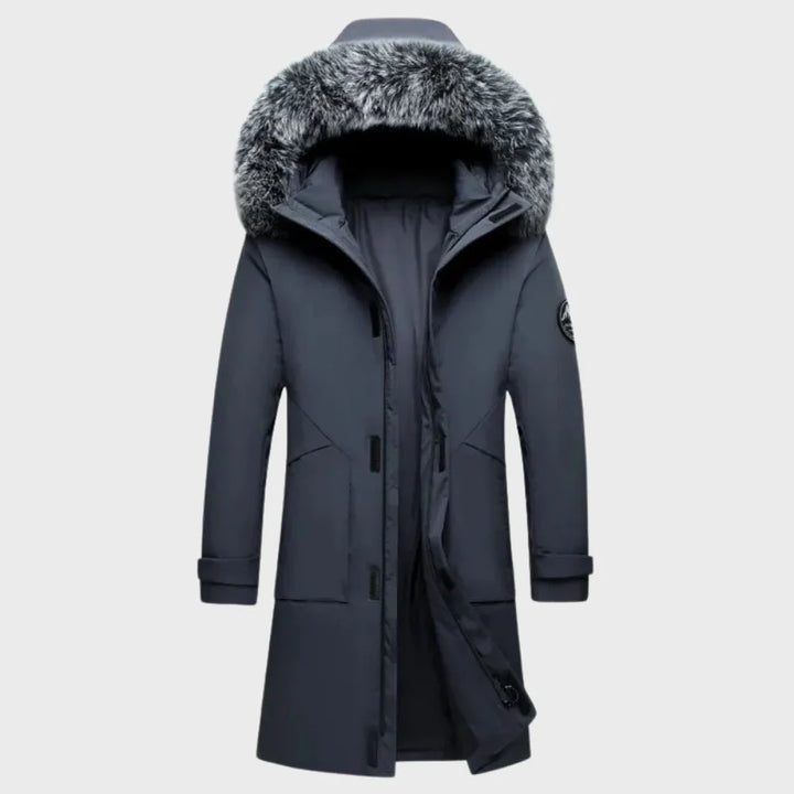 Dam Vadderad Parka i Polyester med Avtagbar Huva & Mjukt Konstpälsfoder | Mirla-Eva Jonsson