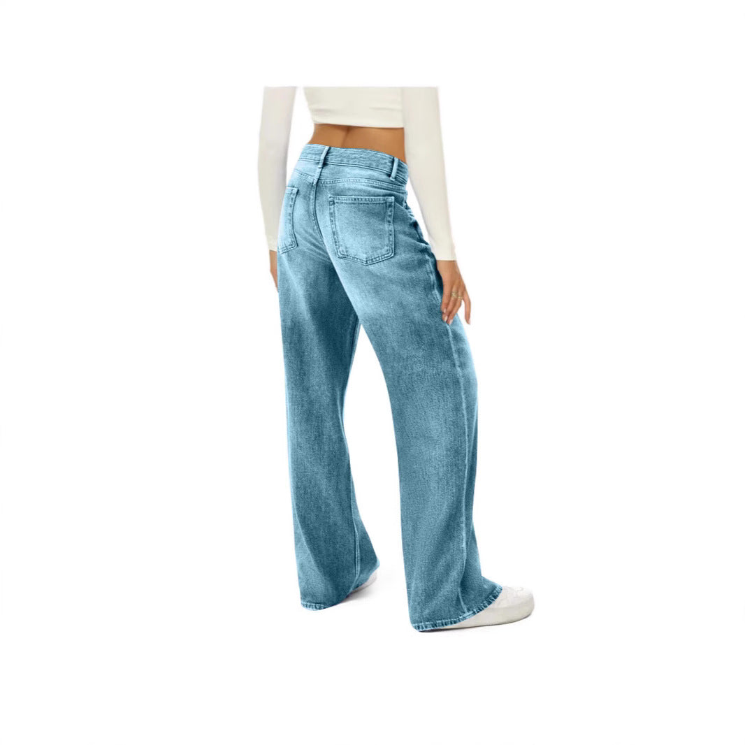 Dam Wide High-Waist Jeans in Urban Style Mirla-Eva Jonsson