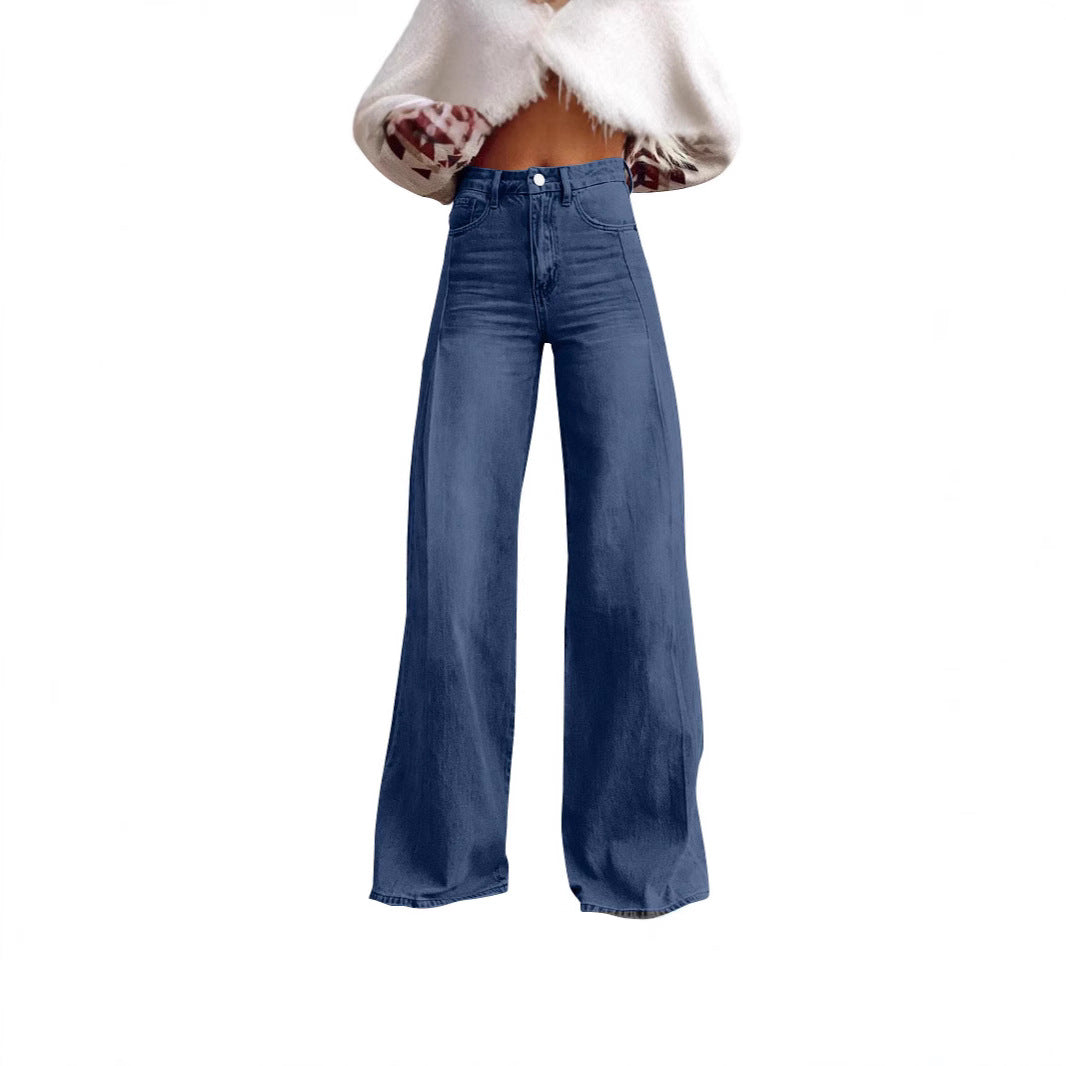 Dam Wide High-Waist Jeans in Urban Style Mirla-Eva Jonsson