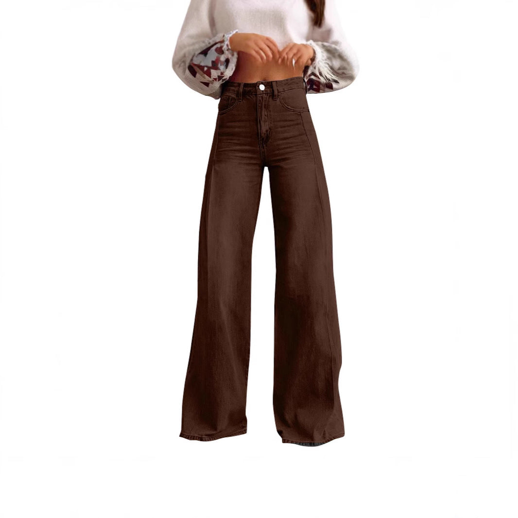 Dam Wide High-Waist Jeans in Urban Style Mirla-Eva Jonsson