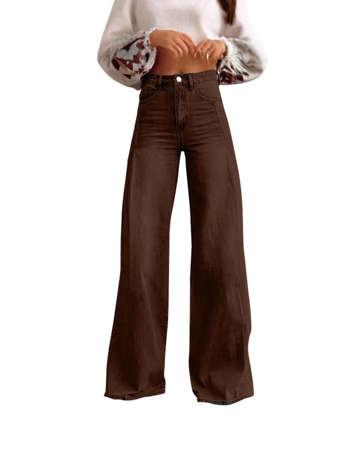 Dam Wide High-Waist Jeans in Urban Style Mirla-Eva Jonsson