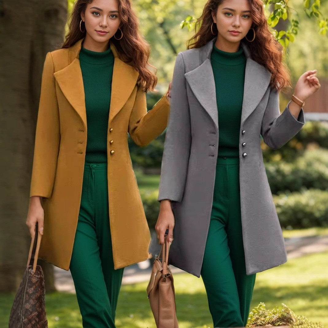 Dam Women's Elegant Long Blazer with Asymmetric Cut Mirla-Eva Jonsson