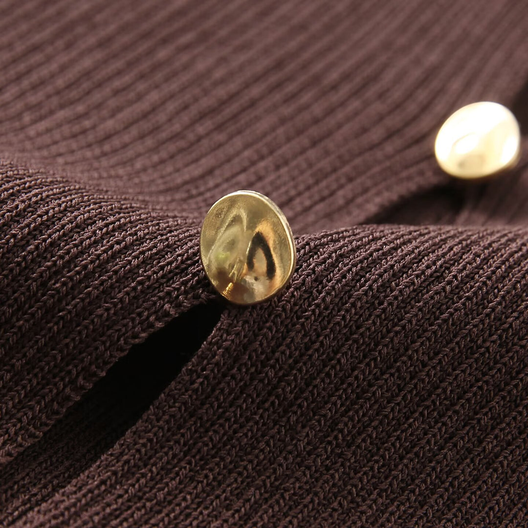 Dam ärmlös kofta med knapppdetaljer Eva Jonsson-Eva Jonsson