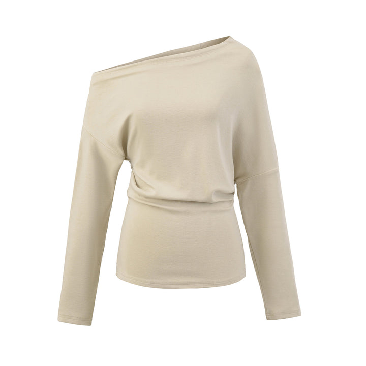 Dam asymmetriskt långärmad tröja Eva Jonsson-Eva Jonsson