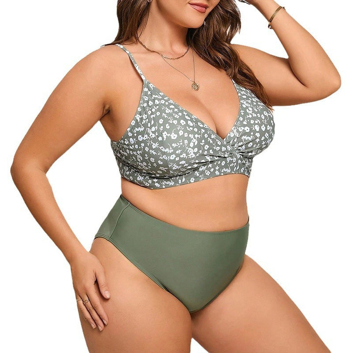 Dam bikini-set med blommönster och hög midja Mirla-Eva Jonsson
