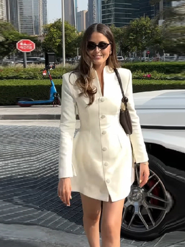 Dam blazer i trench-stil Mirla-Eva Jonsson