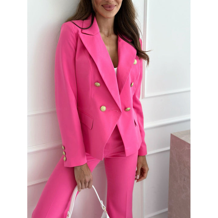 Dam blazer med dubbelknäppning och elegant slag Mirla-Eva Jonsson