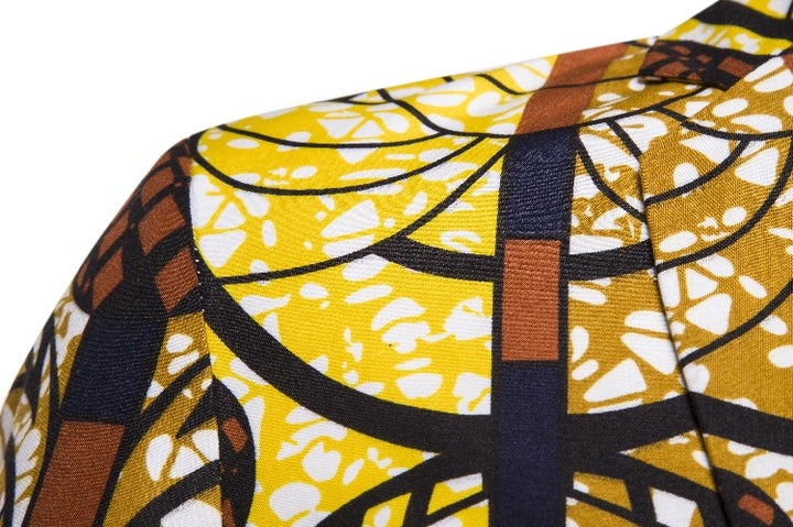 Dam blazer med exotisk mönstertryck och elegant passform Eva Jonsson-Eva Jonsson