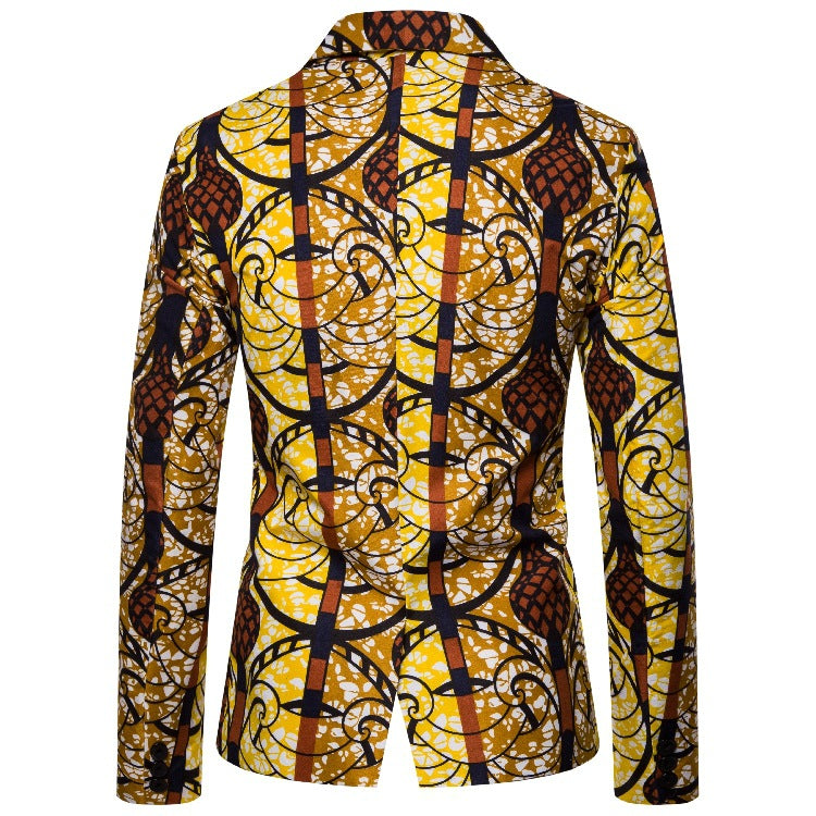 Dam blazer med exotisk mönstertryck och elegant passform Mirla-Eva Jonsson