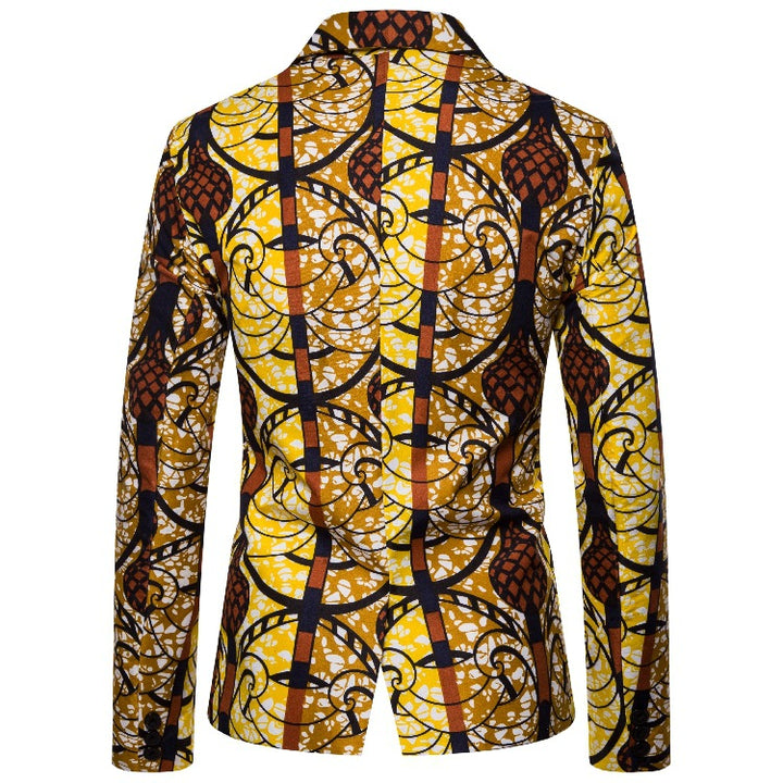 Dam blazer med exotisk mönstertryck och elegant passform Mirla-Eva Jonsson