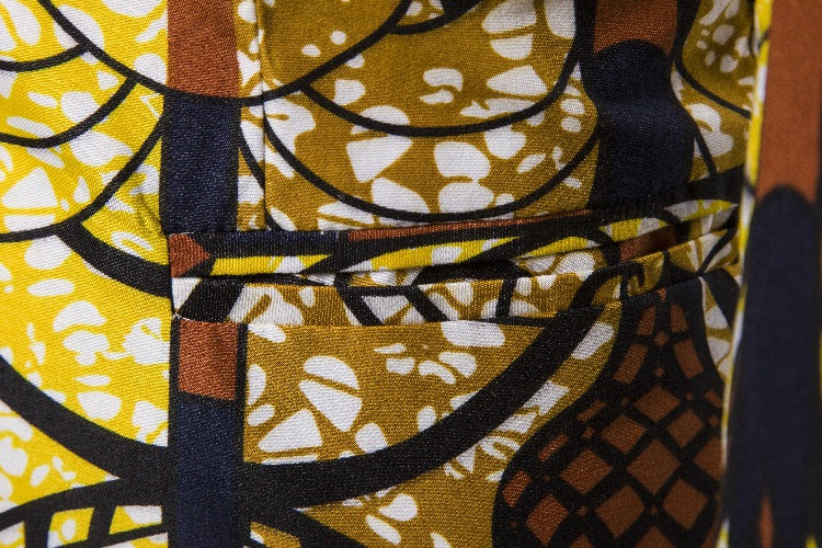 Dam blazer med exotisk mönstertryck och elegant passform Mirla-Eva Jonsson