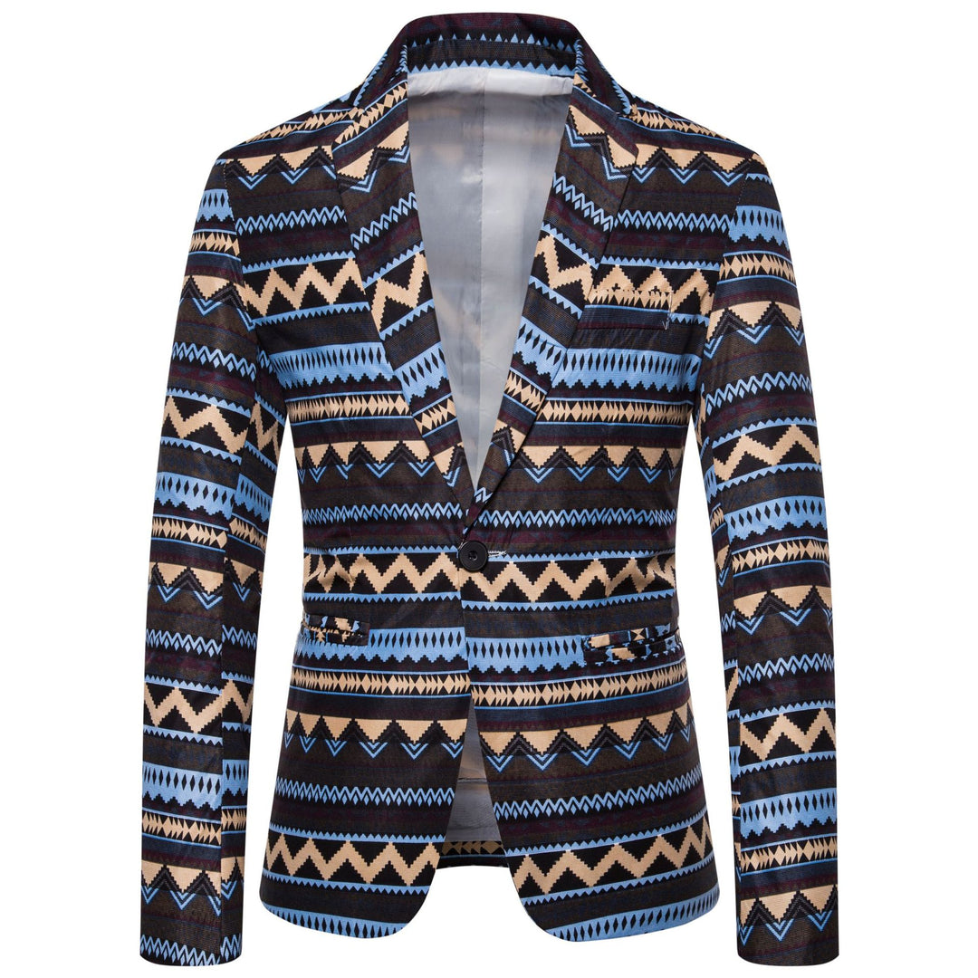 Dam blazer med exotiskt växtmönster och modern skärning Eva Jonsson-Eva Jonsson