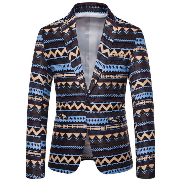 Dam blazer med exotiskt växtmönster och modern skärning Eva Jonsson-Eva Jonsson