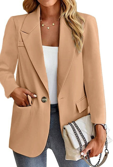 Dam blazer med trendiga fickor och elegant snitt Mirla-Eva Jonsson