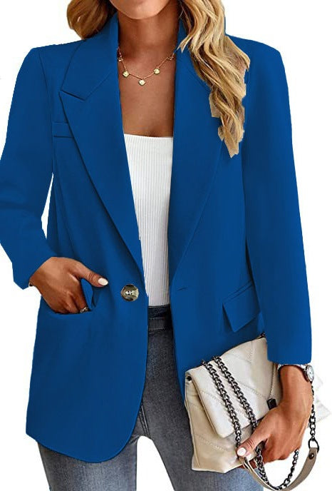 Dam blazer med trendiga fickor och elegant snitt Mirla-Eva Jonsson
