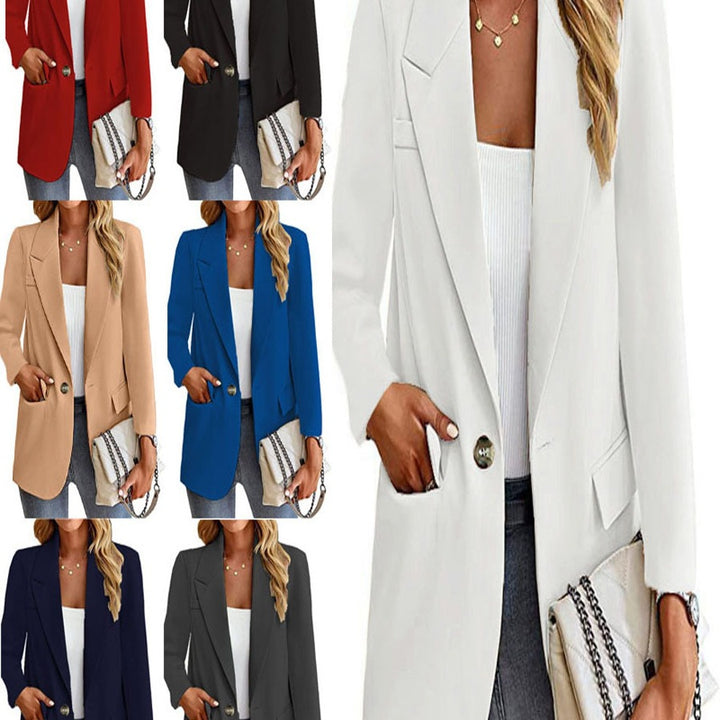 Dam blazer med trendiga fickor och elegant snitt Mirla-Eva Jonsson
