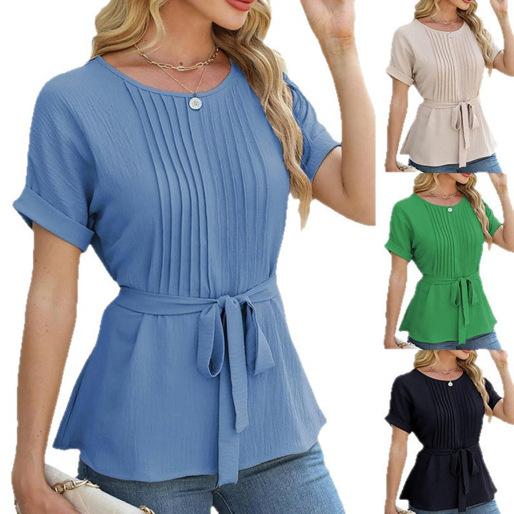 Dam blus med veck Mirla-Eva Jonsson