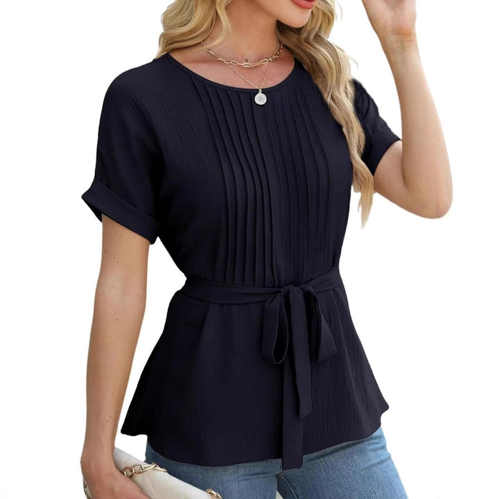 Dam blus med veck Mirla-Eva Jonsson