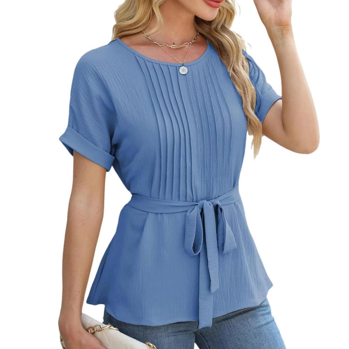 Dam blus med veck Mirla-Eva Jonsson
