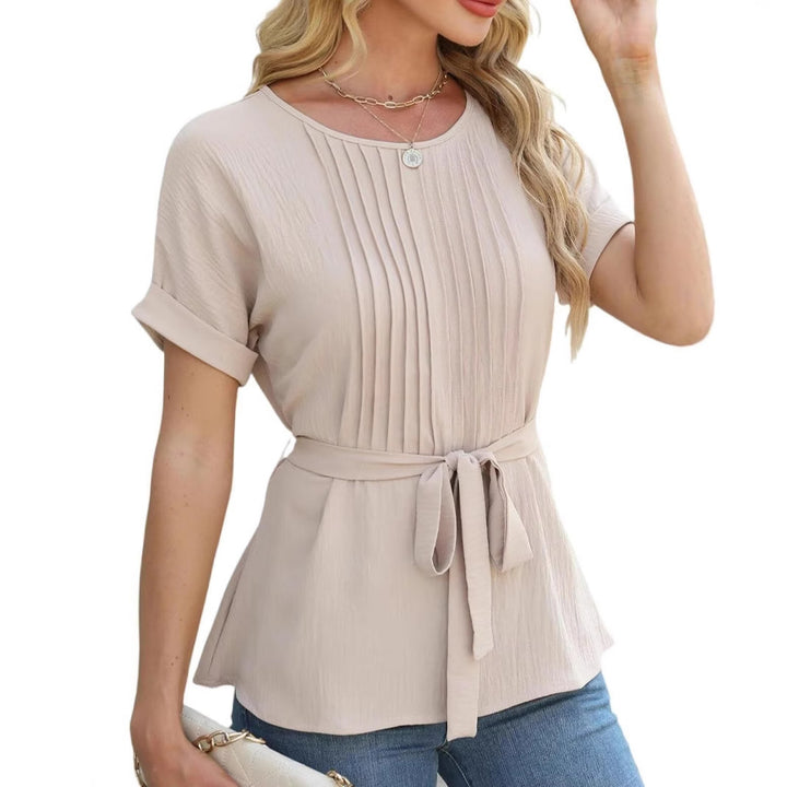 Dam blus med veck Mirla-Eva Jonsson