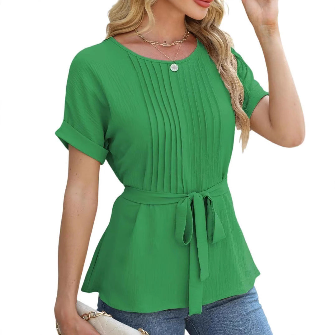 Dam blus med veck Mirla-Eva Jonsson