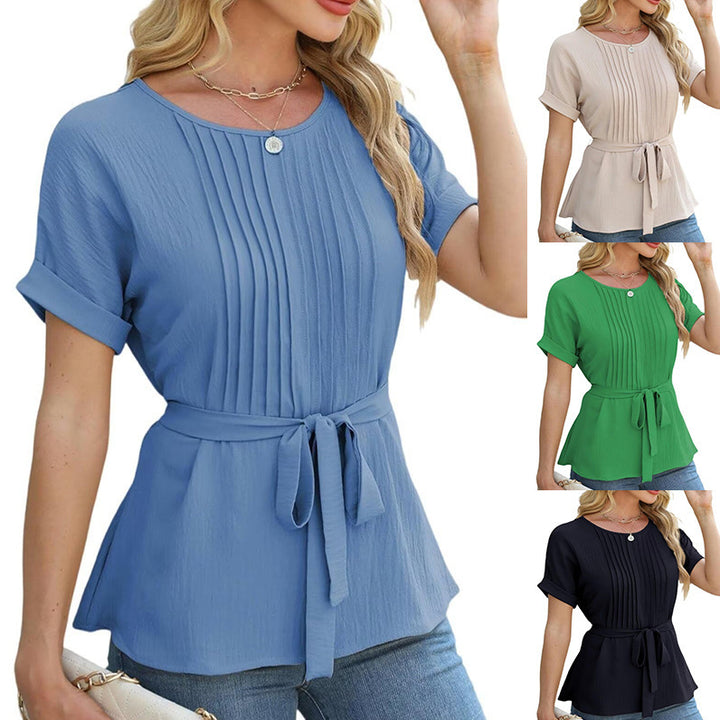 Dam blus med veck Mirla-Eva Jonsson