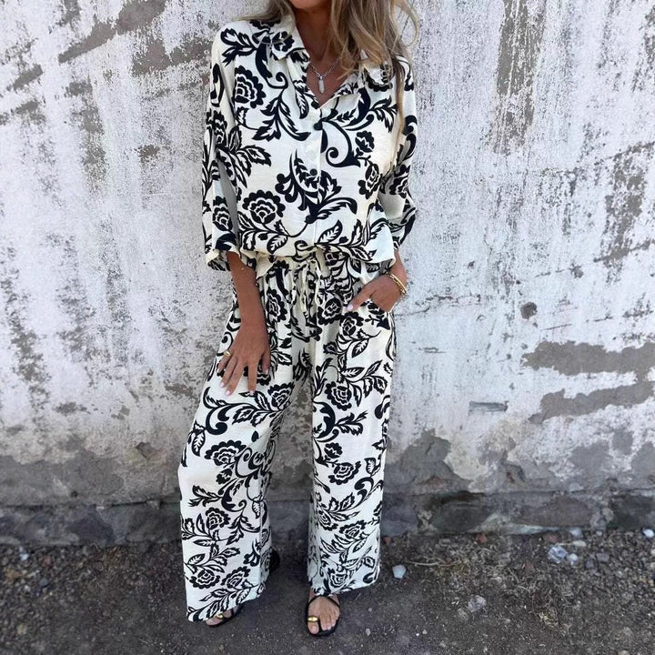 Dam blus- och byxstart-set Mirla-Eva Jonsson