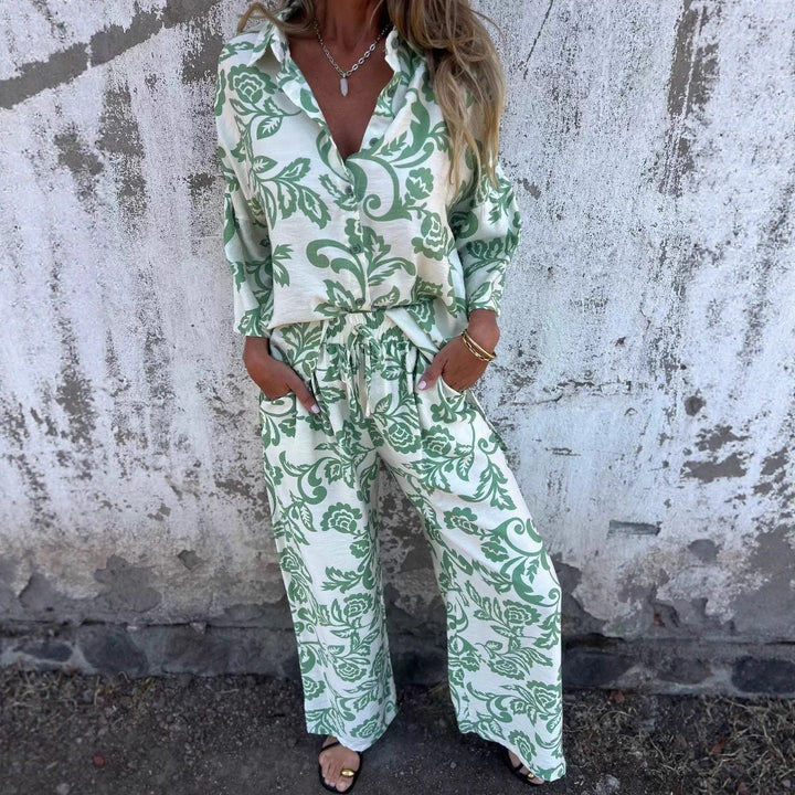 Dam blus- och byxstart-set Mirla-Eva Jonsson