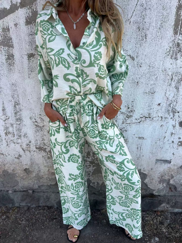 Dam blus- och byxstart-set Mirla-Eva Jonsson