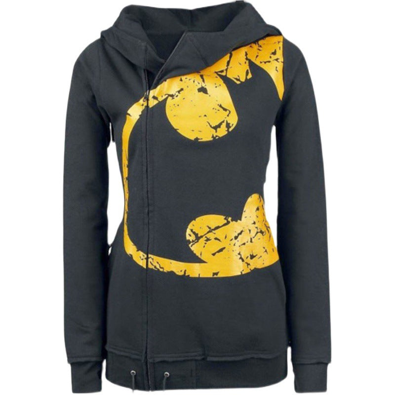 Dam damhuva med fladdermus-symbol och avslappnad skärning Eva Jonsson-Eva Jonsson