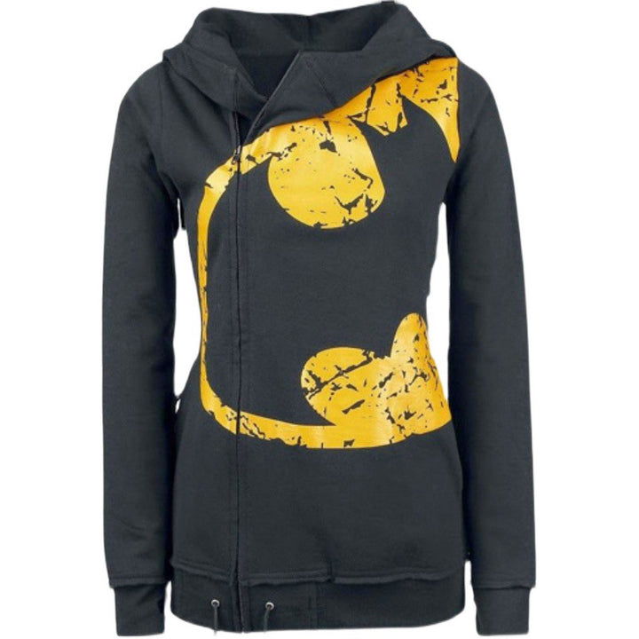 Dam damhuva med fladdermus-symbol och avslappnad skärning Eva Jonsson-Eva Jonsson