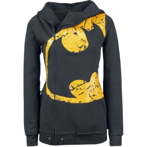 Dam damhuva med fladdermus-symbol och avslappnad skärning Eva Jonsson-Eva Jonsson