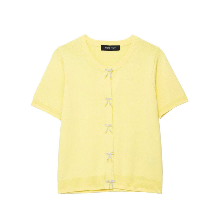 Dam elegant kofta med glänsande dekorknappar Eva Jonsson-Eva Jonsson