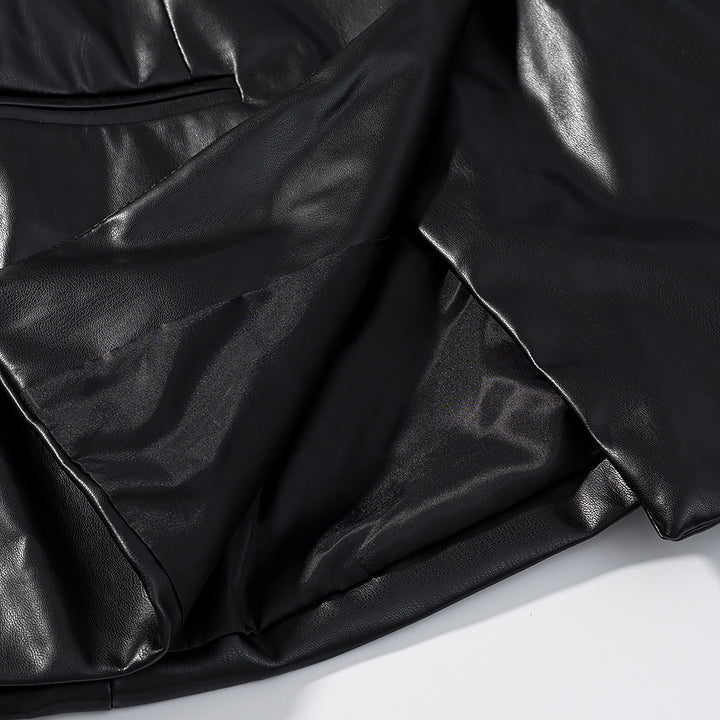 Dam elegant konstläderjacka Eva Jonsson-Eva Jonsson