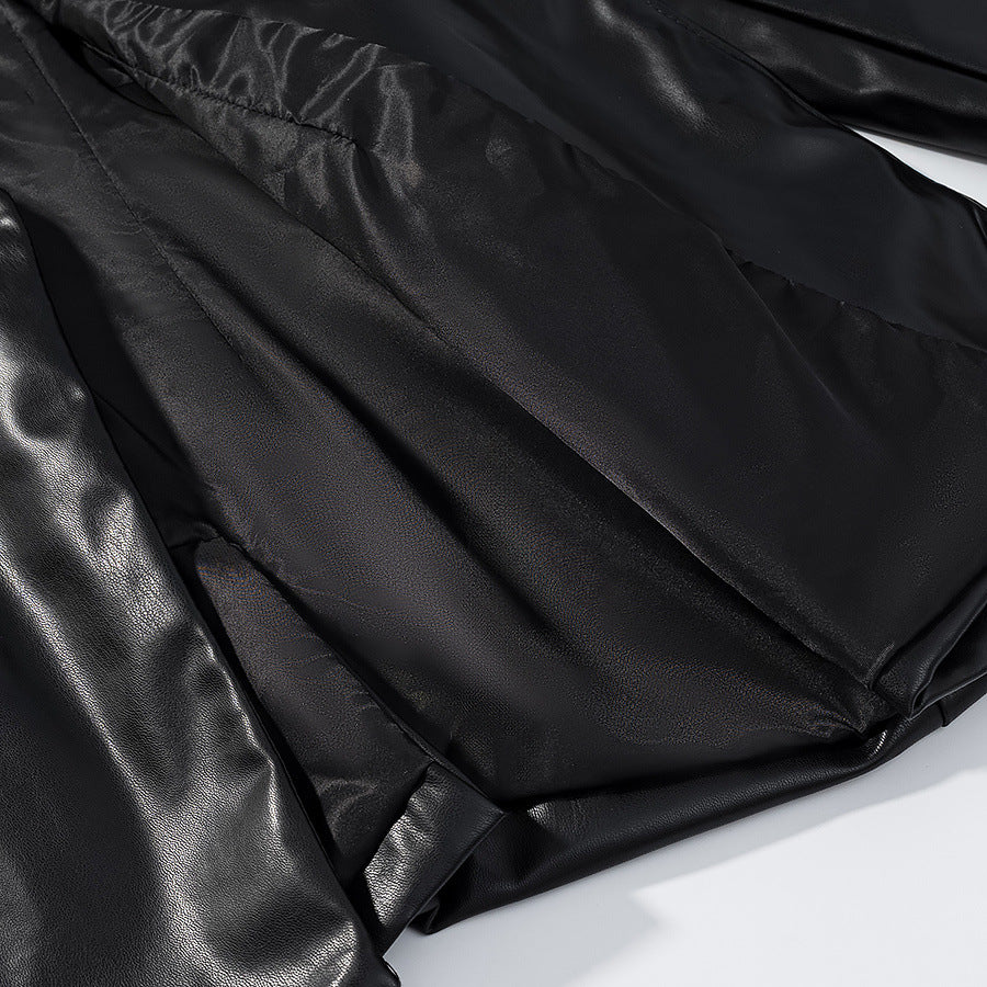 Dam elegant konstläderjacka Eva Jonsson-Eva Jonsson