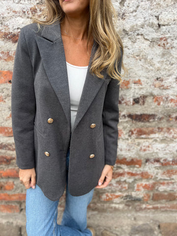 Dam elegant och bekväm blazer med dubbelknapprad Mirla-Eva Jonsson
