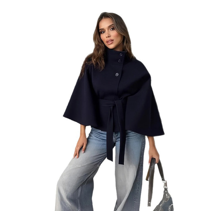 Dam elegant överdragsjacka med modern knappdetalj Eva Jonsson-Eva Jonsson