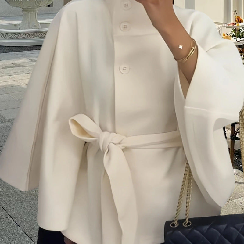 Dam elegant överdragsjacka med modern knappdetalj Eva Jonsson-Eva Jonsson